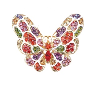 Broche de Mariposa con Cristales de Colores para Mujer, Joyería de Moda para Bodas y Compromisos, para Niños - Product Image 1