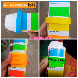 Pulseras de Silicona Hechas a Medida, Coloridas, Impresas, Decorativas, Promocionales, Resistentes al Desgarro, con Diseño Geométrico - Product Image 2