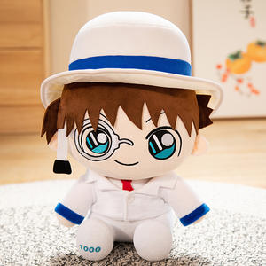 Peluche de personnage de <span class=keywords><strong>dessin</strong></span> <span class=keywords><strong>animé</strong></span> <span class=keywords><strong>japonais</strong></span> <span class=keywords><strong>Conan</strong></span> Kaitou Kiddo Rachel Moore Anime mignon oreiller en peluche doux pour enfants cadeau - Product Image 6