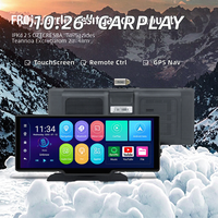 Pantalla Táctil Universal Android Carplay de 10.26 Pulgadas, DVR Inalámbrico Portátil para Auto con MP3, Pantalla para Tablero de Auto
