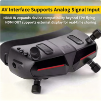 Lunettes FPV Walksnail Avatar HD Goggles X avec écran HD 1080P, récepteur intégré et suivi de tête pour drones de course FPV RC