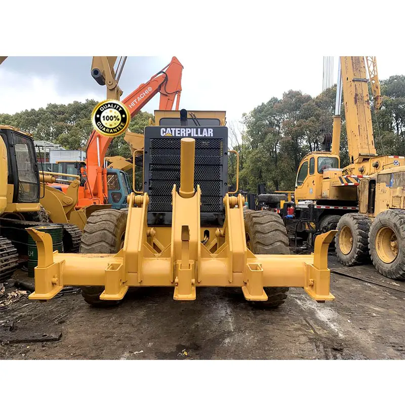 Digunakan Penjualan Panas Asli Kucing Digunakan 140H Caterpillar Motor Grader, 140K 140G 120H dengan Suku Cadang Grader Bekas Di Shanghai