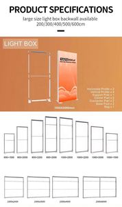 กล่องไฟผ้าแบบไม่มีกรอบ สำหรับงานกิจกรรม พร้อมโลโก้สั่งทำพิเศษ กล่องไฟ LED แบบป๊อปอัพ - Product Image 5