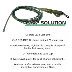 Châu Âu Mồi Câu Cá Giàn Khoan Máy bay trực thăng thiết lập với 100cm 45lb lãnh đạo dòng và Inline chì Trọng lượng cho dưới câu cá - Product Image 2