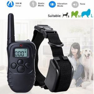 Vendedor superior, collares de entrenamiento de perros remotos con vibración de choque electrónico recargable, <span class=keywords><strong>Collar</strong></span> de entrenamiento eléctrico para mascotas de <span class=keywords><strong>300m</strong></span> - Product Image 2