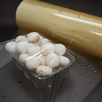 Film alimentaire en PVC de qualité alimentaire, rouleau jumbo, transparent, résistant à l'humidité, film étirable pour l'emballage alimentaire