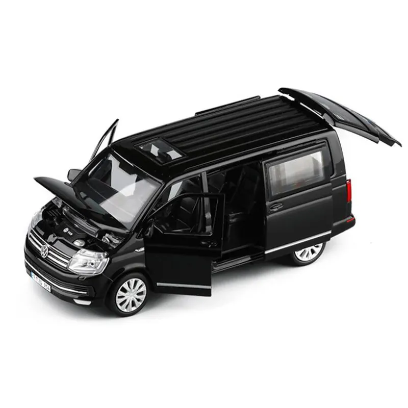 1:32 zink Multivan T6 Van Legierung Spielzeug Auto MPV Modell Sound Licht Pull Zurück Diecast Klassische Modell Auto