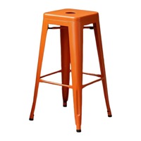 TH-1001(30) Tabourets de bar commerciaux modernes sans dossier, empilables, avec structure en métal haute qualité, pour usage domestique, bar ou centre commercial