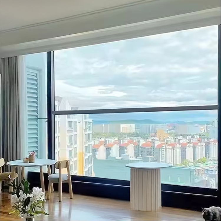 Custom Large Picture Window Aluminum Electric