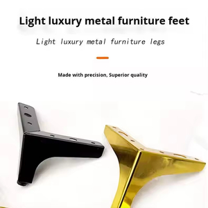 Factory Wholesale L-Shape Metal Furniture Accessories <b>Sofa</b> Legs for <b>Outdoor</b> Living Room Hotel Furniture - Product Image 4