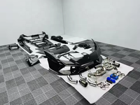 YICKU Pièces automobiles de haute qualité pour Lamborghini Huracan LP580/610/EVO, kit carrosserie jupes latérales style Tecnica en fibre de carbone sèche