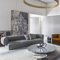 Ensemble de meubles modernes de salon, design élégant en tissu velours, mobilier de salon, nouvelle collection