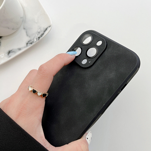 Étui de téléphone portable en cuir de luxe avec protection d'objectif en verre pour <span class=keywords><strong>iPhone</strong></span> <span class=keywords><strong>13</strong></span> <span class=keywords><strong>13</strong></span> <span class=keywords><strong>Pro</strong></span> Max, coque souple en TPU - Product Image 5