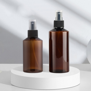 Brown Slanted Shoulder Spray <b>Bottle</b> 50Ml PET Plastic Fine <b>Mist</b> For Toner Moisturizer - Product Image 1