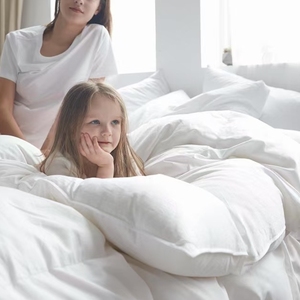 100% Cotton Down Proof Fabric Duck Down Filling <strong>Duvet</strong> for Home and Hotel All Season Use - Product Image 3