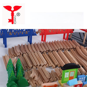 Offre Spéciale produits 140 pièces Hêtre Animal <span class=keywords><strong>de</strong></span> Ferme Rails Magnétique Train ensemble <span class=keywords><strong>de</strong></span> train en bois <span class=keywords><strong>de</strong></span> <span class=keywords><strong>Chemin</strong></span> - Product Image 6