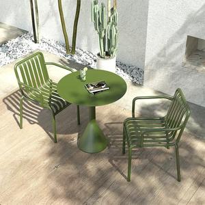 Metallo caffè <span class=keywords><strong>tavolo</strong></span> <span class=keywords><strong>e</strong></span> sedia <span class=keywords><strong>Set</strong></span> impermeabile Sunproof <span class=keywords><strong>da</strong></span> pranzo mobili ad alto costo prestazioni per esterni <span class=keywords><strong>in</strong></span> <span class=keywords><strong>ferro</strong></span> <span class=keywords><strong>da</strong></span> pranzo moderno Patio sala <span class=keywords><strong>da</strong></span> pranzo - Product Image 5