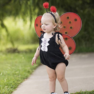 Ali di Coccinella Rossa e Fascia con Antenne, Accessori per Costume da Coccinella per Bambini - Product Image 4