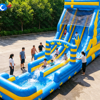 Toboggan aquatique gonflable pour enfants, pour fêtes en extérieur et en intérieur