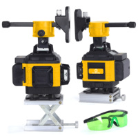 Niveau Laser de Construction 3D Rotatif Automatique à Faisceau Vert à 16 Lignes pour Projets de Bricolage Industriel Nivellement Automatique