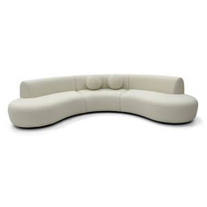 Divano Moderno Curvo in Tessuto per Soggiorno e Hall d'Hotel, Produttore OEM ODM, Dimensioni e Materiali Personalizzabili, <span class=keywords><strong>Design</strong></span> d'Arredamento Morbido - Product Image 2