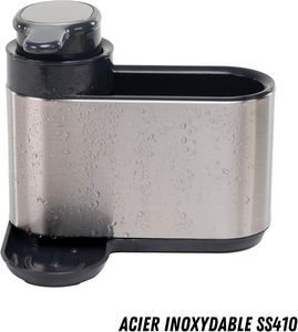 Stainless Steel Tidy <b>Kitchen</b> Sink Organizer Non-folding <b>Rack</b> with Flexible Design and Sink Caddy - Product Image 2