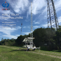 Tour de communication mobile sur roues pour couverture 4G 5G, station de base temporaire d'urgence, déploiement rapide