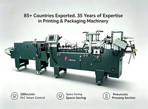 3A-3 High Productivity Computerized <b>Box</b> Gluing Machine Press <b>Folder</b> 380V 580E <b>Folder</b> Gluer - Product Image 2