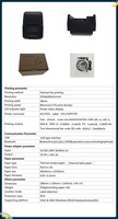 Printer Thermal USB Portabel VTR 384dots/line Kertas 58mm Murah Pembuat Label POS Pencetak Stiker Supermarket Garansi 1 Tahun