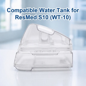 Réservoir d'eau HumidAir compatible pour <span class=keywords><strong>ResMed</strong></span> <span class=keywords><strong>AirSense</strong></span> <span class=keywords><strong>10</strong></span> Elite AutoSet, chambre de remplacement durable pour système d'humidification S10 - Product Image 4