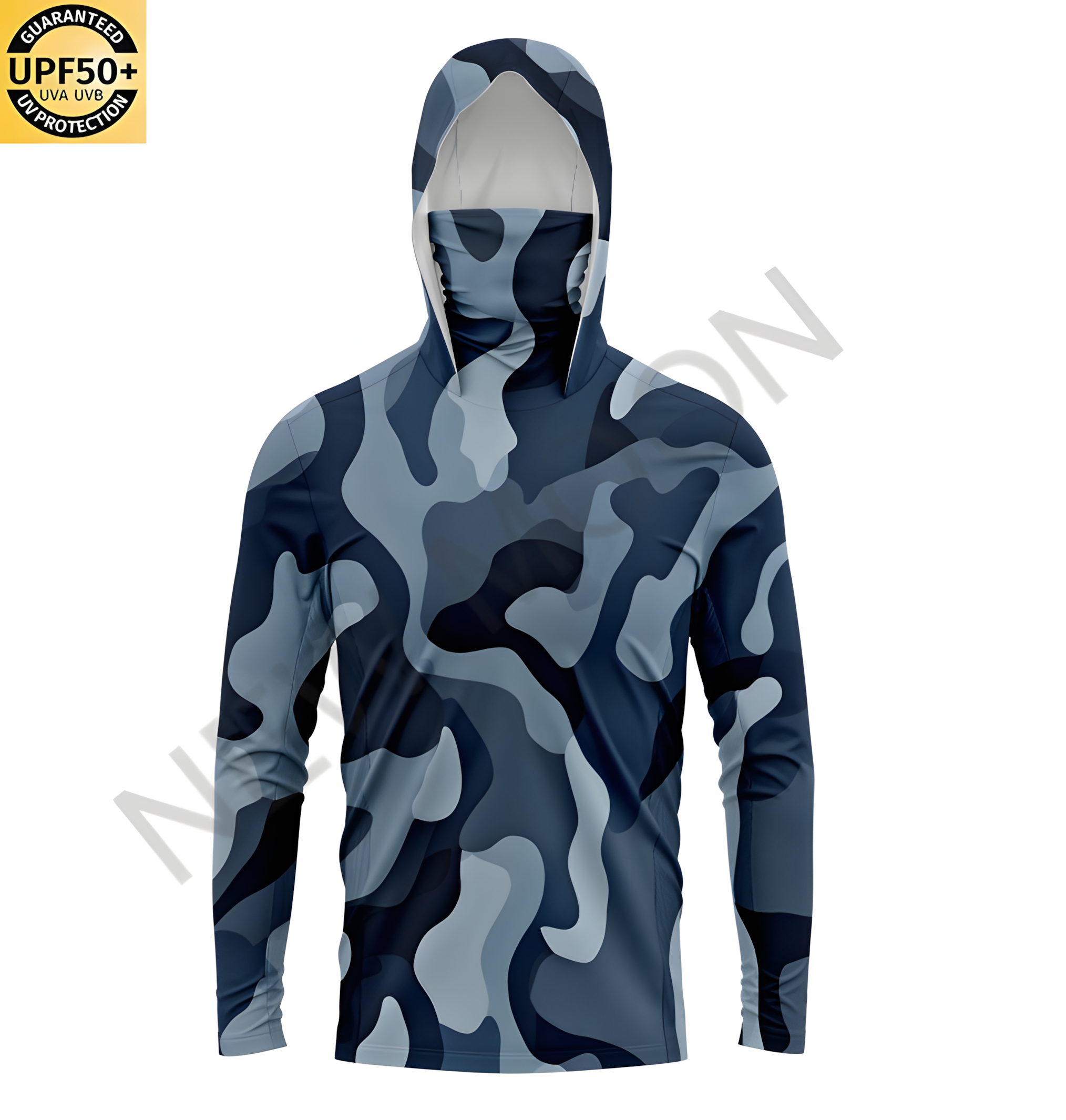 Camouflage blue