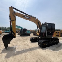 Excavatrices sur chenilles hydrauliques d'occasion Sany SY135C avec moteur Isuzu à vendre