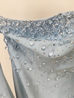 Nouvelle Arrivée 2026 – Robe Longue Chic et Élégante Ornée de Perles et de Strass avec Traîne – Robes de Soirée pour Femme