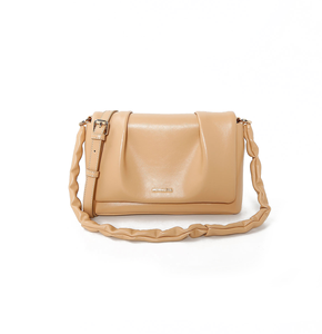 2025 Designer lumière luxe unique épaule sac à main pour femmes nuage sac avec plissé croix chaînes décoration nouveau Style français - Product Image 3
