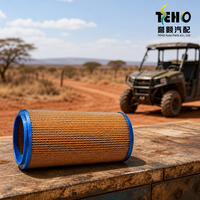 Élément de filtre à air ovale multi-étages TENGHAO pour système d'admission de moteur de rickshaw, tricycle, véhicule utilitaire et véhicule de transport de marchandises