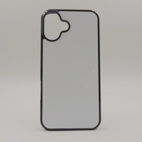Offres Spéciales 2D blanc souple TPU + PC Sublimation couverture de téléphone portable pour Iphone16/16 Pro Max avec tôle