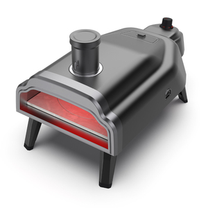 Mini grille-pain à <span class=keywords><strong>gaz</strong></span> pour cuisine, jardin extérieur, double combustible, four à pizza avec base rotative - Product Image 4