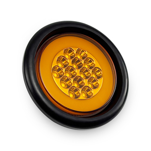 <span class=keywords><strong>24V</strong></span> <span class=keywords><strong>LED</strong></span> 3 pines 4 pulgadas IP67 Enchufe impermeable redondo con anillo <span class=keywords><strong>fluorescente</strong></span> Bota de goma suave Stop Turn brake Tail Light - Product Image 1