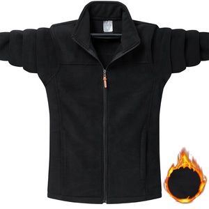 Logo personnalisé 100% polyester <span class=keywords><strong>chasse</strong></span> en plein air coupe-vent <span class=keywords><strong>veste</strong></span> zippée hommes hiver thermique <span class=keywords><strong>polaire</strong></span> Softshell vestes - Product Image 5