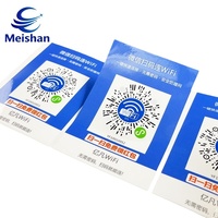 Étiquettes autocollantes personnalisées Meishan avec code QR variable et numéro de série imprimé, en EVA et coton, durables pour le suivi logistique de la marque