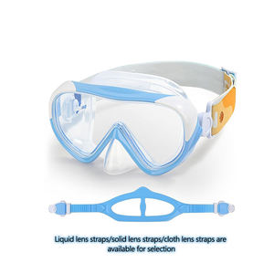 مرآة سباحة من الزجاج المقسى لعدسات الغوص المجانية ، غواص بدون إطار من السيليكون ، أقنعة الغوص ومعدات الغوص - Product Image 2