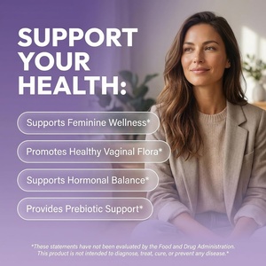 Probióticos Vaginales Clean Nutraceuticals para Mujeres, Arándano Rojo, D-Manosa, Prebióticos, Equilibrio del pH, Mejora de la Densidad Ósea, Salud Femenina - Product Image 3
