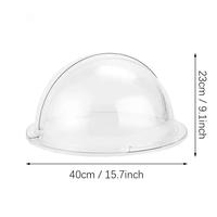 Cesta de Pão de Novo Design, Cesta Redonda de Plástico para Bolos com Tampa Transparente em PC, Conjunto de 3 Estilos para Exibição de Frutas e Sobremesas