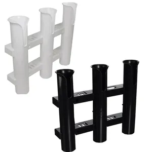 Fishing Rod Holders for Boats with Large Clamp Opening 360 Degree  Adjustable Fish Pole Racks Folding Holder