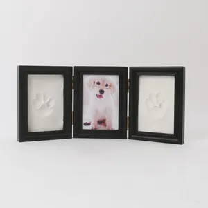 宠物爱犬纪念礼品爪印框架同情礼品狗或猫爪印套件宠物纪念品相框