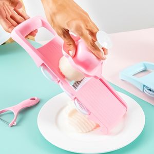 Coupe-légumes en acier inoxydable avec support, hachoir à légumes, <span class=keywords><strong>mandoline</strong></span>, trancheuse pour la <span class=keywords><strong>cuisine</strong></span> - Product Image 3