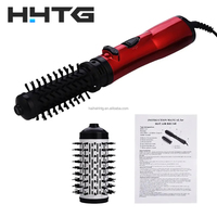 Brosse à cheveux électrique ionique professionnelle pour salon, styler à air chaud, fer à lisser chauffant, boucleur rotatif, sèche-cheveux - Utilisation domestique et hôtelière