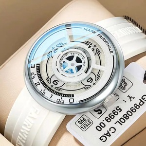 Mark Fairwhale 5990 New Design <strong>Watch</strong> Trend <strong>Earth</strong> Silicone Strap Men <strong>Watch</strong> Young Luminous Waterproof Quartz <strong>Watches</strong> for Men Reloj