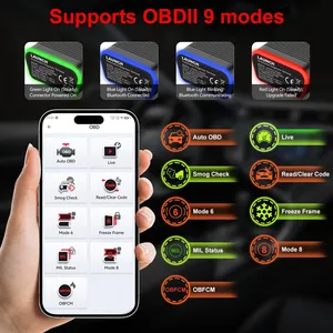 Escáner de Diagnóstico Automotriz LAUNCH AIOBD, Escaneo Completo de Sistemas con Soporte para OBDII, 10 Modos, Escáner de Diagnóstico para Automóviles, Uso con Aplicación Móvil - Product Image 4