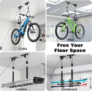 Support mural en acier <span class=keywords><strong>pour</strong></span> <span class=keywords><strong>vélo</strong></span>, capacité de charge 50 kg, conception durable, sangle stable, installation facile, portable <span class=keywords><strong>pour</strong></span> le stationnement - Product Image 2